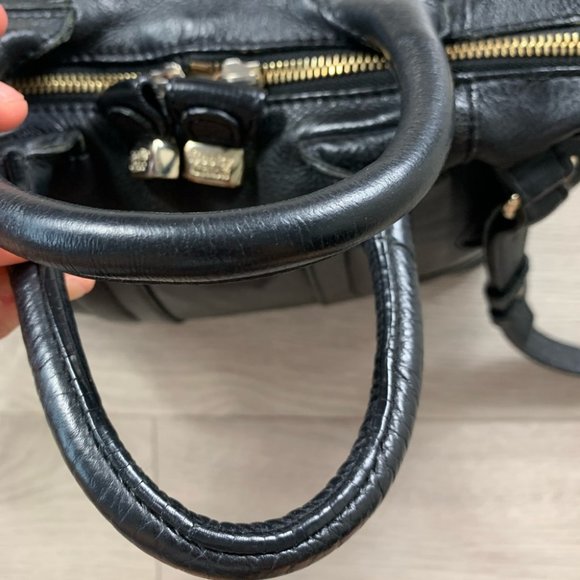 SEE BY CHLOE ‘KAY' BLACK LEATHER SHOULDER BAG - Picture 6 of 16